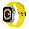 Para Pulseira Apple Watch iwatch ultra2 Silicone Ondulado Cor Sólida Pulseira iwatch Pulseira de Relógio Inteligente Esportivo