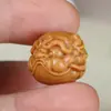 Pequeño Accesorio Tallado de Sándalo Pixiu para Mejorar la Fortuna, Cuentas Sueltas para Joyería y Accesorios DIY