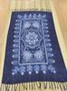 Bufanda Tie-Dye Dali 2026 Estilo Nuevo Estilo Étnico de Yunnan Algodón y Lino Teñido de Azul Bufanda Artística Retro Bufanda para Aire Acondicionado