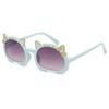 Gafas de Sol para Niños con Lazo de Gato Nuevo Estilo de Moda Gafas de Sol para Niños a Prueba de Rayos UV Gafas para Actuaciones de Fiesta