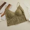 Cocoa Sling# Sling de Renda Lingerie Feminina Fina Sem Alças Sexy Versátil Sutiã Colete