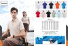 5A 666 200g 50 seda de morera 3A antibacteriano color solapa secundaria manga corta playera tipo polo overol