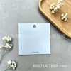 Nuevo Pasador Plegable para Tarjeta de Estilo Coreano Plateado Mate Accesorio para el Cabello Tarjeta Goma para el Cabello Tarjeta de Papel Accesorios de Bricolaje de Moda Tarjeta de Empaque para Joyería