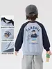 Chaqueta de Béisbol Europea Derecha para Niño Ropa de Abrigo de Otoño 2026 Nueva Ropa para Niños Niños Bebé Niño Pequeño Estilo Primavera Otoño Top para Niño