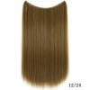 Peruca de comércio exterior europeia e americana linha de pesca feminina cortina de cabelo longo cabelo liso natural sem costura fabricantes de adesivo de cabelo manchar peruca de fibra química