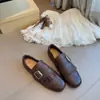 ¡En stock, se envía al instante! Zapatos Pequeños de Cuero Tallado con Hebilla y Borla Retro para Mujer, Mocasines Brogue Planos, Zapatos de Una Sola Pieza para Mujer