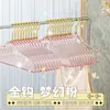 Colgador de Ropa para el Hogar de Moda Acrílico Transparente Antideslizante Anti-Hombro Estilo Hada de Cristal Secador de Ropa de Lujo Ligero
