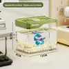 Aquário de Mesa de Plástico Transparente, Resistente a Quedas e Inquebrável, Tanque Criativo com Paisagem para Tartarugas, Aquário, Tanque Ecológico para Escritório