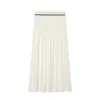 Item Quente Transfronteiriço do AliExpress Nova Coleção Primavera 2026 Blusa de Gola Redonda com Nó e Fivela 7094476 Saia 7845476