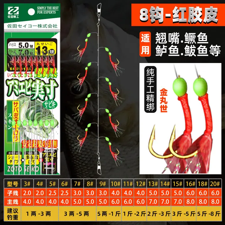 8钩红皮-分类