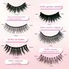 Kit de Extensión de Pestañas Postizas, Denso, Adecuado para Principiantes DIY SUN, Set Mixto de 8-18MM con Pegamento y Pinzas, Incluye Par Mixto, Estilo Natural Denso