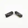 Suporte de bateria plug lateral placa de circuito conector de notebook passo 2,5 assento mãe DS-B01F-A-6P-L1 pés dobrados