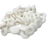 Fabricante Personalizado Negro y Blanco Esponja Doméstica Orejeras Dobles Poliéter Labial Esponja Cabeza Flocado Labial Líquido Punta de Pluma