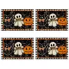 Nuevo camino de mesa Halloween Amazon TEMU, camino de mesa estilo americano, mantel largo de lino, específicamente para mesas de té