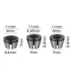 Pinza para Fresadora de Madera 6mm Vástago de 1/4 8mm Manga de Conversión de Pinza para Fresadora Recortadora Tuerca de Máquina de Grabado Pinza de Conversión