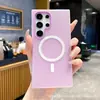 Funda Magnética Jelly Transparente Adecuada para Teléfono Móvil Samsung S26/S26Plus/S26Ultra