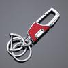 Llavero de coche abierto con un solo clic, de metal antipérdida, grueso y de doble círculo, creativo, para hombre, venta al por mayor