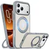 Adecuado para funda de teléfono iPhone 17, Funda con soporte magnético de protección completa anticaídas, Funda para teléfono Apple 17Pm con soporte