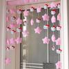 Cortina de Puerta sin Clavos Love Kitty Cat Cortina de Puerta Divisoria para Sala de Estar Cortina Decorativa de Pared Colgante para el Hogar en las Cuatro Estaciones Velcro