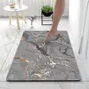 Tapete de chão macio de lama de diatomáceas absorvente para banheiro, tapete para porta de vaso sanitário, tapete de secagem rápida para pés, tapete de porta de entrada, tapete antiderrapante