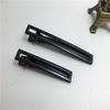 Fornecimento direto da fábrica grampo bico de pato quadrado oco 6/8cm grampo quadrado preto fosco acessórios acessórios de cabelo DIY