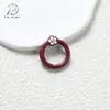 Fecho de Mola Redondo em Formato de Flor Acessórios para Joias DIY Argola de Mola para Chaveiro Argola de Conexão de Liga Pingente para Chave de Carro