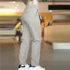Pantalones Casuales de Negocios Transpirables Nuevos de Verano 2025 para Mujer Versátiles de Pierna Recta Casual Pareja Modernos Ajustados Largos