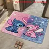 Alfombrillas de Suelo con Forma de Dibujo Animado Stitch para Entradas, Resistentes a la Suciedad y al Desgaste, Alfombras de Venta Caliente Transfronteriza Temu, Venta al por Mayor y Dropshipping