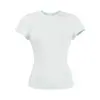 Camiseta básica de color liso, cuello redondo, hombros normales, manga corta para mujer, estilo americano picante, ajuste slim, versátil, verano 2026