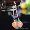 Pendientes de moda para mujer de fábrica pendientes de oro y jade con ropa Han con pendientes de oro y jade venta al por mayor directa