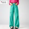 Pantalones Blancos para Senderismo Woodpecker para Mujer, Talla Petite, Pantalones Deportivos tipo Paracaídas de Estilo Ropa de Trabajo, Pantalones Rectos Casuales a Prueba de Viento e Impermeables