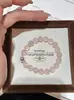 Pulsera de Calabaza de Cristal Rosa Natural, Diseño de Nicho, Pulsera de Gama Alta, Pulsera de Cristal de Lujo Ligero