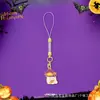 Amazon Halloween Llavero Colgante de Terror Calavera Fantasma Dibujo Animado Calabaza Gato Colgante para Bolsa Lanyard