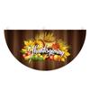 Bandeiras Cruzadas Temu de Halloween em Forma de Leque, Bandeiras de Jardim, Decorações Penduradas, Decorações de Cerca, Bandeiras Semicirculares Externas