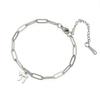 Fábrica de rejillas para joyería pequeña de Yiwu acero de titanio corte una sola pieza entrega carácter especial 304 Material Acero Inoxidable Collar