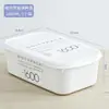 Contenedores de almacenamiento de alimentos Yamada de importación japonesa, Cajas de almacenamiento para refrigerador, Contenedores aptos para alimentos para congelador para carne, arroz y preparación de comidas