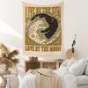 Popular Transfronteiriço Sol e Lua Gato Tarô Cartão Pano Pendurado Pano de Fundo Ins Decoração de Quarto Pano de Parede Tapeçaria de Gato Retrô