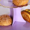 Bandeja Multicamadas com Borda Dourada Suporte de Papel para Bolo Descartável Suprimentos de Aniversário para Festa de Chá da Tarde Estilo Europeu e Americano