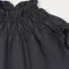 En Stock Primavera/Verano 2026 Camisa para Niñas Estilo Bene Igual, Camisa Blanca de Manga Corta con Volantes 100% Algodón, Camisa de Muñeca