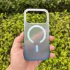 Funda de teléfono degradada adecuada para iPhone 18 Pro Max, Funda protectora magnética para teléfono Apple 17 Dos en Uno