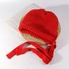 Sombrero de invierno con doble uso, pasamontañas, protección auditiva a prueba de frío, forro polar, gorro de lana, gorro de punto resistente al viento para montar.