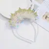 Diadema de Bola de Gota de Lluvia con Resortes Adorno Navideño para Cumpleaños Infantil Accesorio para el Cabello de Niña para Ambiente de Fiesta que No Lastima la Cabeza