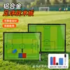 Pizarra Táctica de Fútbol Pizarra de Entrenador Fondo Verde Pizarra de Explicación para Entrenador Piezas de Fútbol Versión Magnética Tablero Magnético Pizarra Táctica de Fútbol