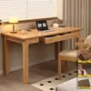 Escritorio de Madera Maciza para Uso en Casa, Mesa de Estudio para Niños, Escritorio de Computadora para Dormitorio de Apartamento Pequeño, Escritorio de Oficina Simple, Escritorio de Escritura para Sala de Estudio