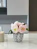 Nuevo Estilo Chino Medieval Azul y Blanco Porcelana Retro Jarrón Cerámica Arreglo Floral Sala de Estar Decoración Adornos Arreglo Floral Arreglo Floral
