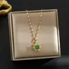 Colar de girassol giratório de luxo leve Acessórios de Nicho de Nicho Simples Elegante Elegante Collarbone Chain Acessórios