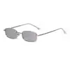 Gafas de Sol Nuevas de Metal Transfronterizas, Gafas de Sol Retro para Hombres y Mujeres, Gafas Cuadradas de Marco Pequeño de Alta Gama Anti-Luz Azul, Amazon