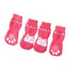 Producto Nuevo Transfronterizo Calcetines para Mascotas Cubrepies Antideslizantes para Gatos, Perros, Perros Pequeños y Medianos, Zapatos Teddy Pomeranian, Decoración para Perros