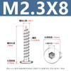 Acero Inoxidable 304 Tornillos Autorroscantes de Cabeza Plana Delgada con Hexágono Interior Ca Tornillos Autorroscantes de Cabeza Plana con Hexágono Interior M2-M6
