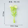 Ramo pequeño de flores artificiales de plástico accesorios de flores falsas material de decoración para tocado de crisantemo estrella DIY corsage flor de mano